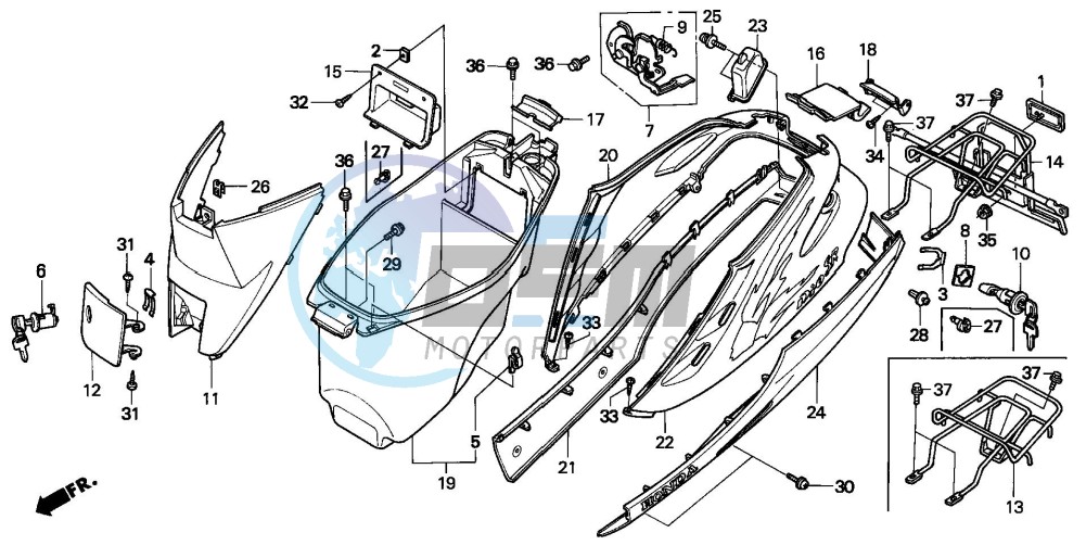 BODY COVER/LUGGAGE BOX/ LUGGAGE CARRIER