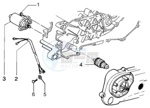 NRG 50 power purejet drawing Starting motor