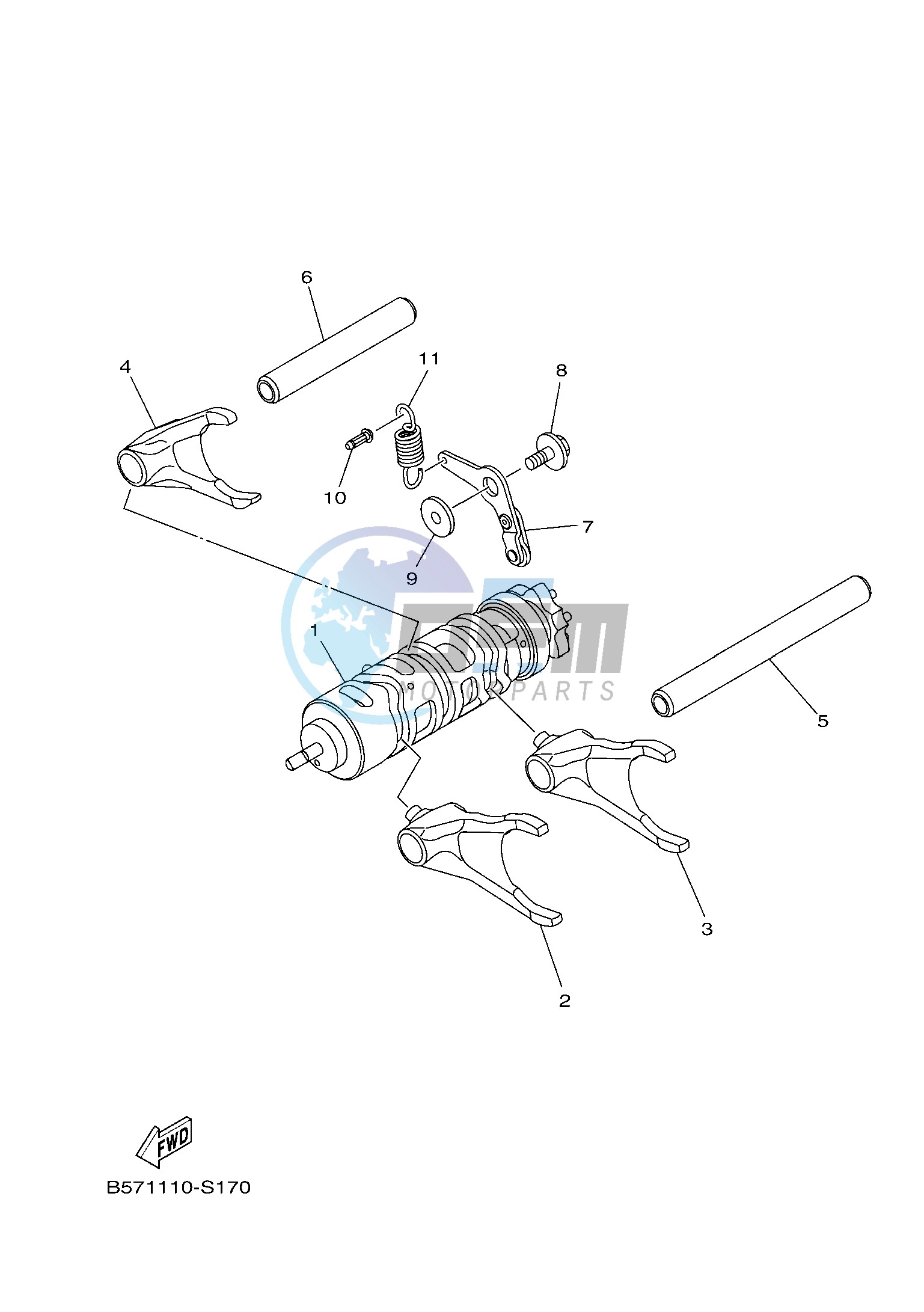 SHIFT CAM & FORK