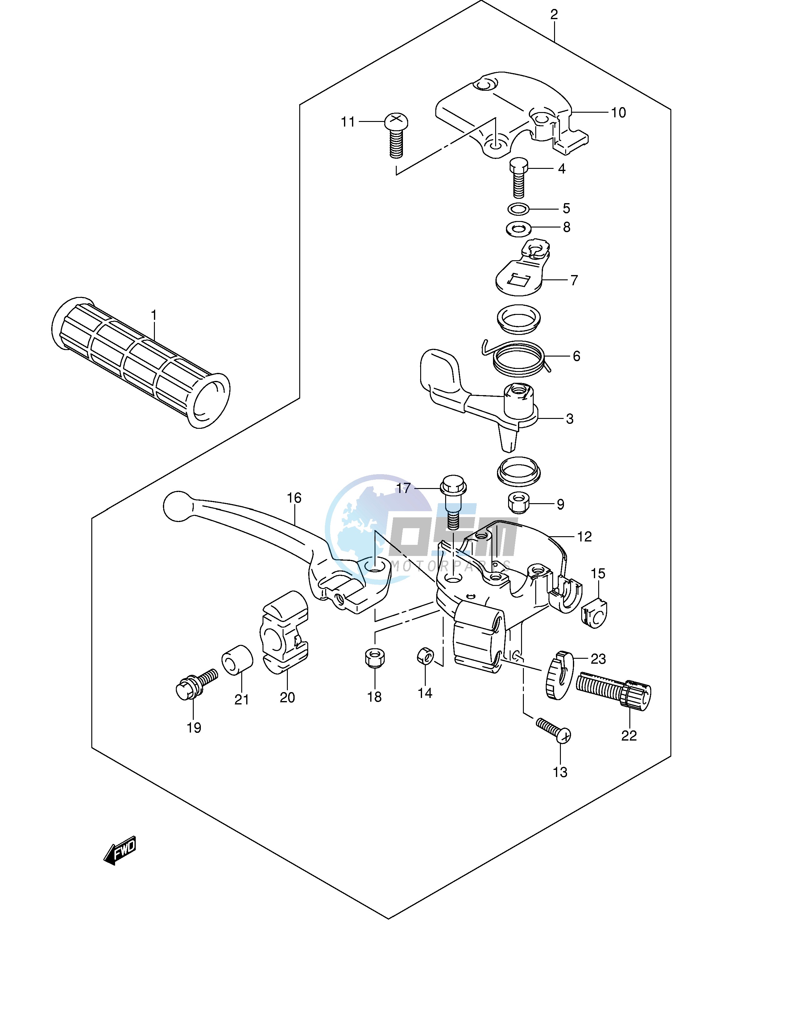 RH HANDLE LEVER