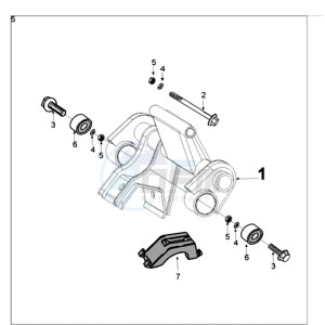 FIGHT 3 A 4T LE MANS drawing ENGINEMOUNT