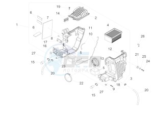 V7 II Special ABS 750 USA-CND drawing Air box