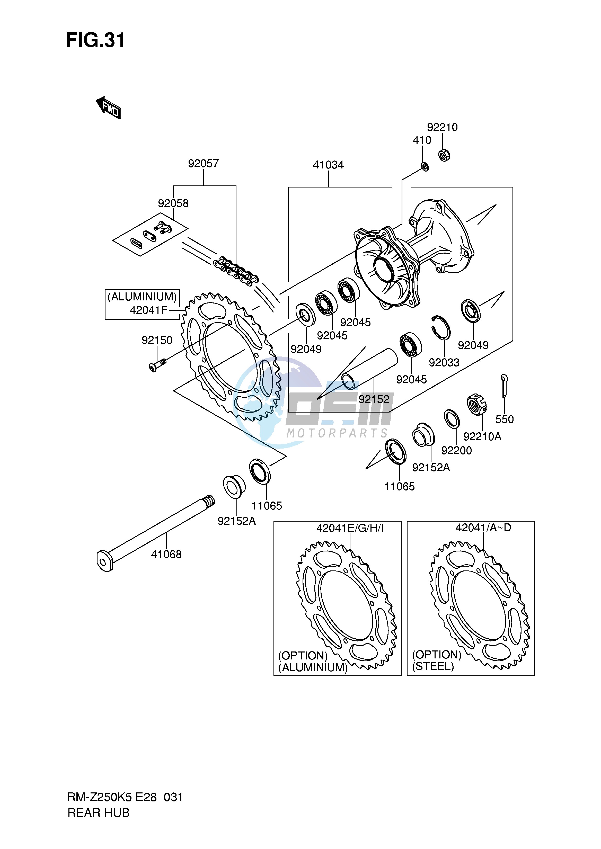 REAR HUB