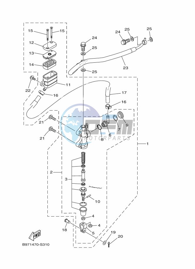 REAR MASTER CYLINDER