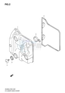 AN400 ABS BURGMAN EU drawing CYLINDER HEAD COVER