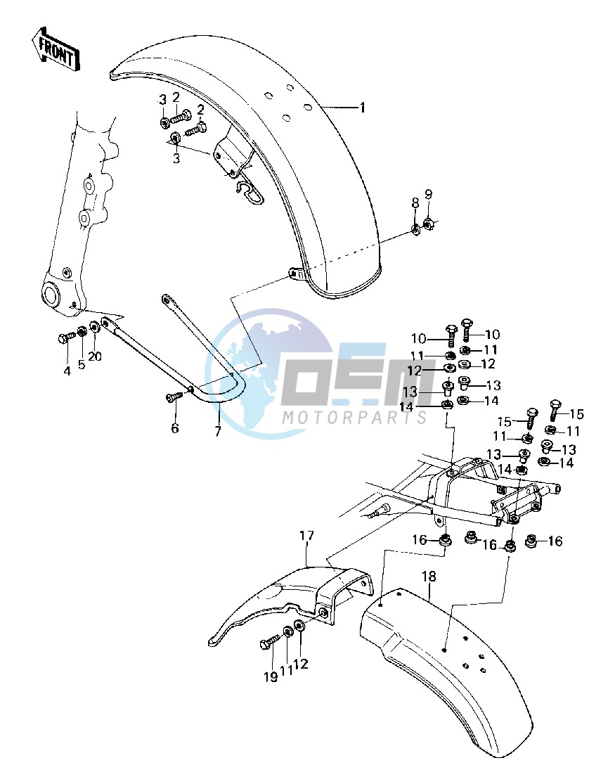 FENDERS -- 80 B1- -