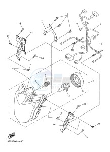 XJ6S 600 DIVERSION (S-TYPE) (36CL 36CM) drawing HEADLIGHT