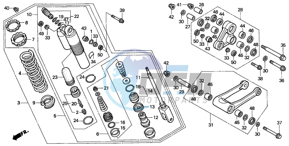 REAR CUSHION (CR500RS/RT/RV)