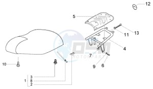 Liberty 50 2t RST ptt (AU-D) Austria - Germany drawing Saddle - Luggage carrier