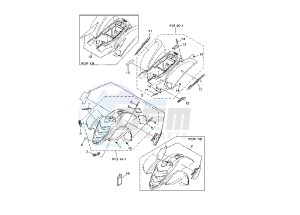 YFM RR RAPTOR 660 drawing EMBLEM, LABEL 1 UNITED STATES