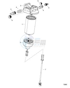 PASSING 125 drawing Fuel Filter