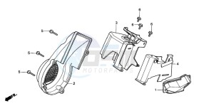 SH50 SH FIFTY drawing FAN COVER/SHROUD