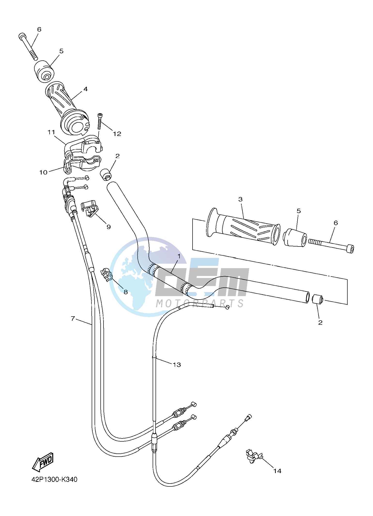 STEERING HANDLE & CABLE