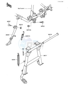 VN 700 A [LTD] (A1) [LTD] drawing STANDS