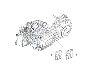 GTS 300 IE ABS E4 (APAC) drawing Engine, assembly