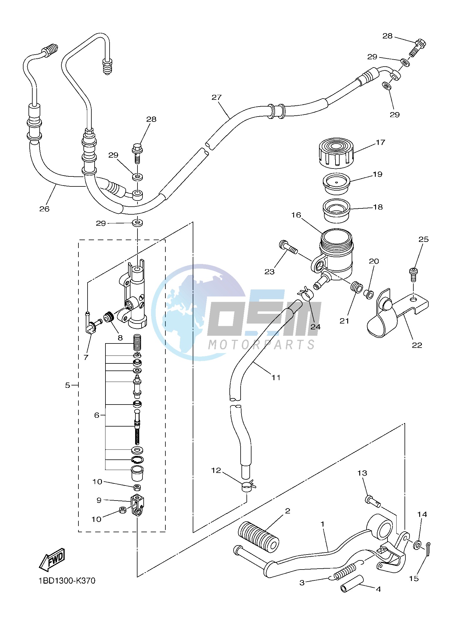 REAR MASTER CYLINDER