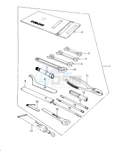 KZ 650 D [SR] (D1-D2) [SR] drawing OWNER TOOLS