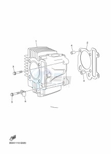 YFZ50 (BW4G) drawing CYLINDER