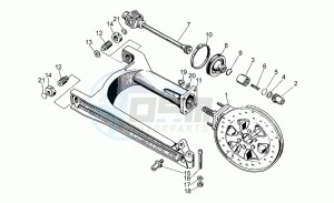 V 50 III 500 Pol. - PA VechioTipo Pol./PA VechioTipo drawing Swing arm