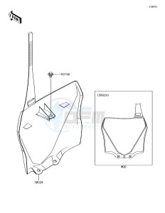 KX85-II KX85DGF EU drawing Accessory