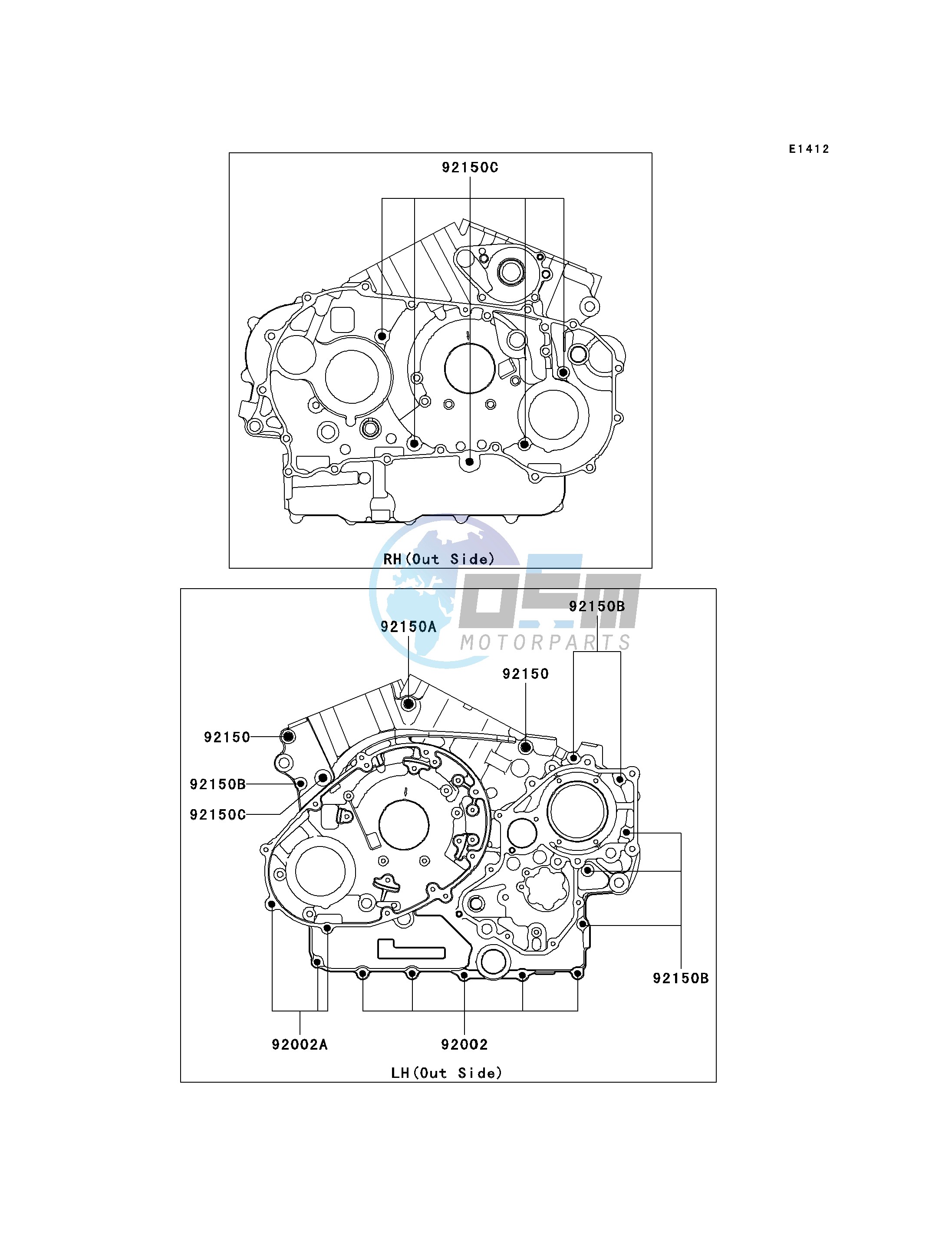 CRANKCASE BOLT PATTERN