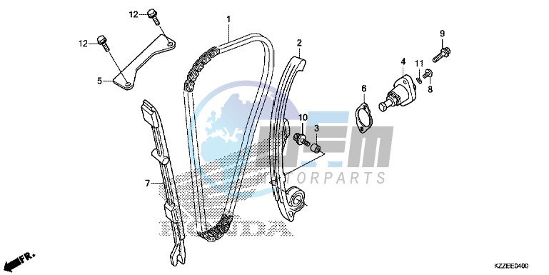 CAM CHAIN/ TENSIONER