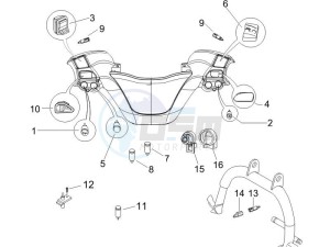 X9 125 Evolution potenziato (UK) drawing Selectors - Switches - Buttons