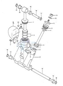 DT 55 drawing Trim Cylinder (1995 to 1997)