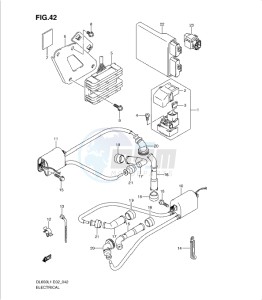 DL650 drawing ELECTRICAL (DL650AUEL1 E19)