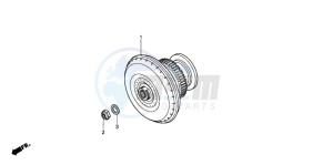 TRX680FA drawing TORQUE CONVERTER