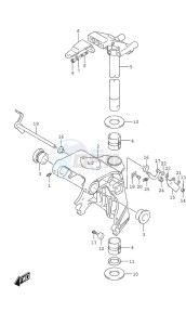 DF 25A drawing Swivel Bracket Remote Control w/Power Tilt