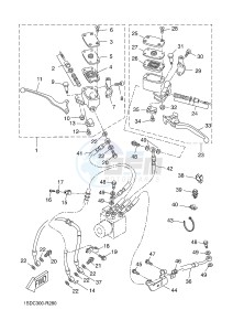 YP400RA X-MAX 400 ABS X-MAX (1SDE 1SDE 1SDE 1SDE) drawing FRONT MASTER CYLINDER