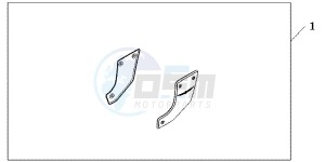 GL1800D GoldWing - GL1800-D UK - (E) drawing CH SWINGARM PIVOT