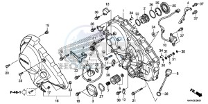 NC750SDG NC750X Europe Direct - (ED) drawing RIGHT CRANKCASE COVER (NC750SD)