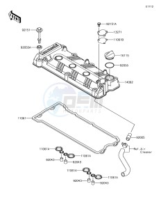 JET SKI STX-15F JT1500AHF EU drawing Cylinder Head Cover