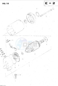 GS500E (Z-D) drawing STARTING MOTOR