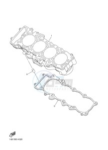 YZF-R1B 1000 (1KBH) drawing CYLINDER