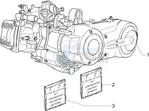 MP3 400 ie lt Touring drawing Engine assembly