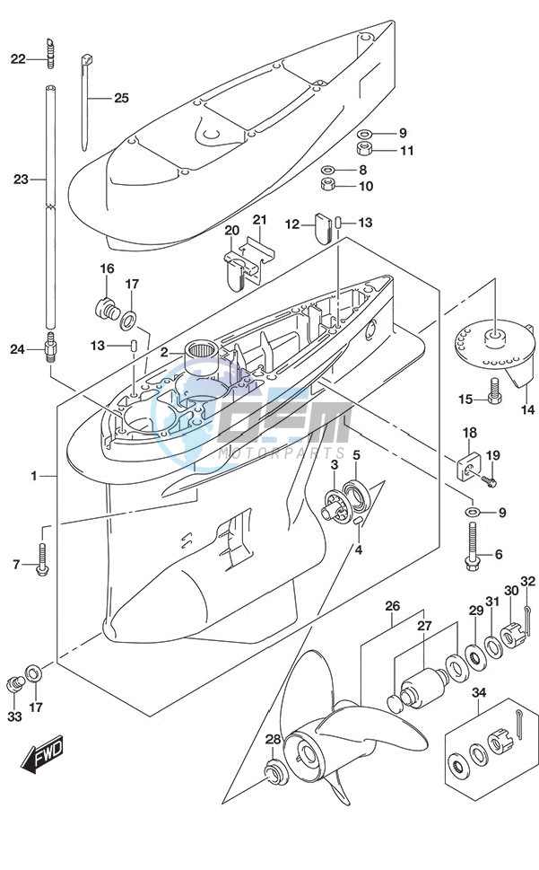 Gear Case (C/R)