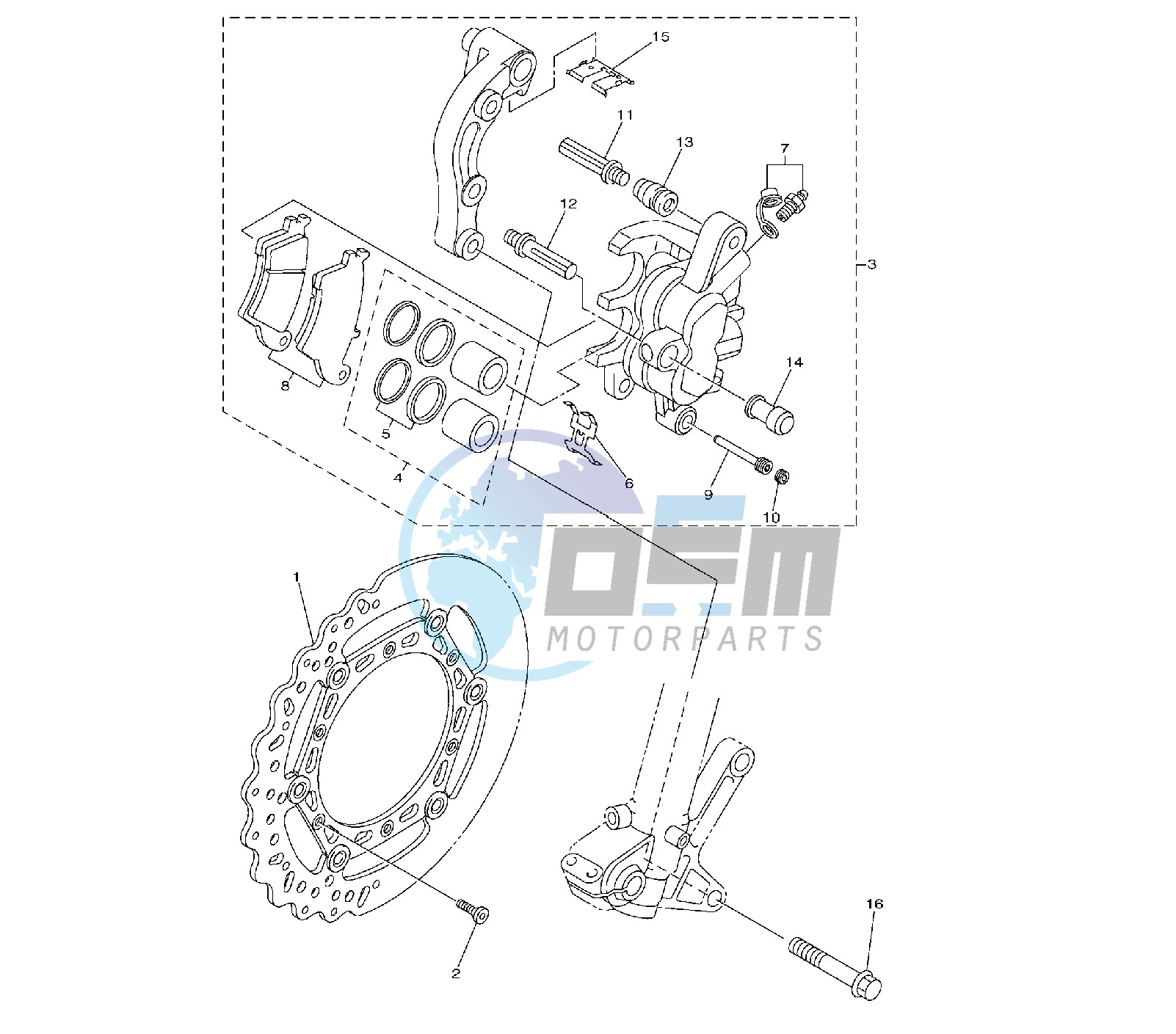 FRONT BRAKE CALIPER