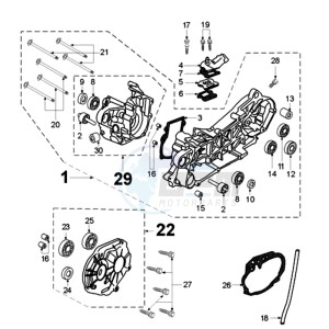 FIGHT XRACE LNDA BE drawing CRANKCASE