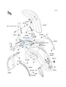 VN 2000 D [VULCAN 2000 LIMITED] (6F) D6F drawing FENDERS