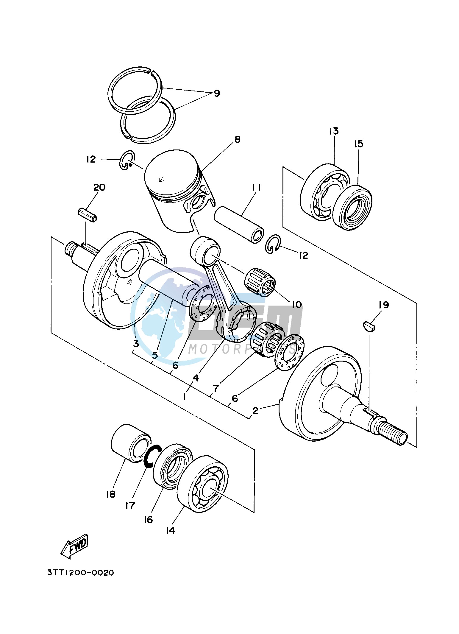 CRANKSHAFT & PISTON