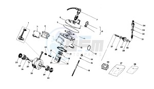 Tuareg Rally 50 drawing Crankshaft - cylinder