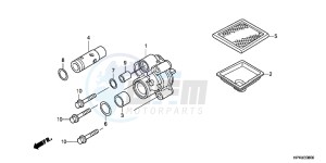 TRX420TMC drawing OIL PUMP