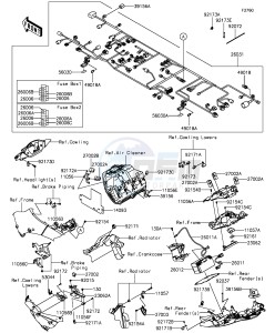 NINJA ZX-10R ABS ZX1000SGF XX (EU ME A(FRICA) drawing Chassis Electrical Equipment