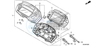 VFR1200XDH 2ED - (2ED) drawing METER