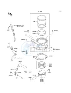 KL 650 A [KLR 650] (A6F-A7F) A7F drawing CYLINDER_PISTON-- S- -