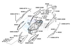 VP 50 drawing Body Cover - Luggage  Box