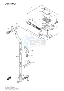 RV125 VAN VAN EU drawing FRONT MASTER CYLINDER